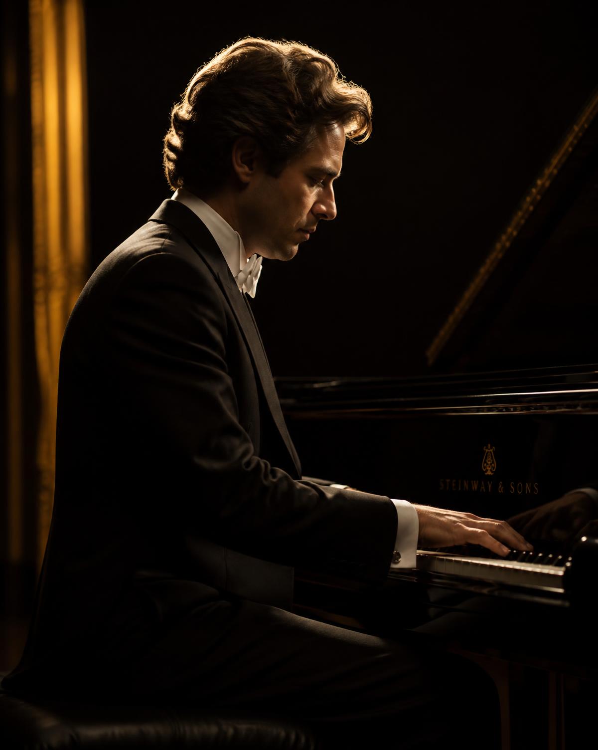 Giuseppe Gullotta al pianoforte